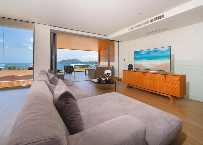 Luxury Ocean View 2Br Apartment 82 In Sapphire Bay Residence, Near Patong And Paradise Beach